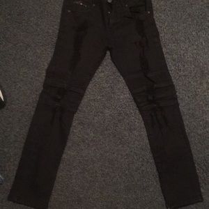 black rip & designed jeans